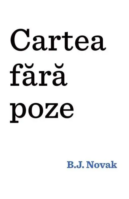 CARTEA FARA POZE cartea cu genius hc