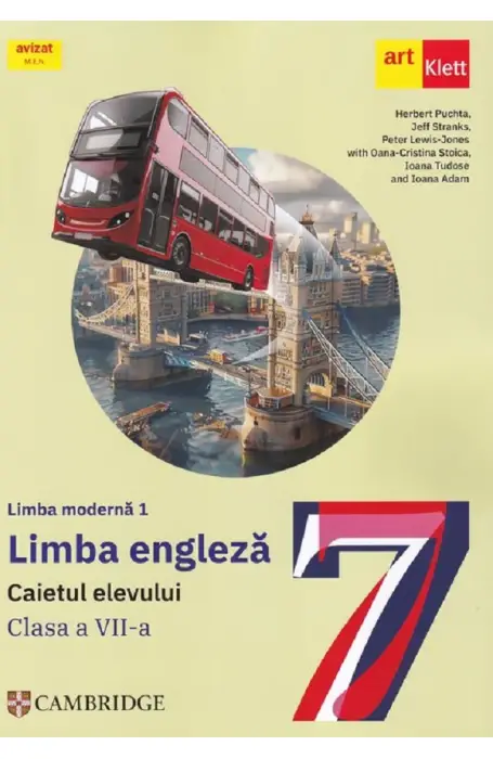 ENGLEZA 7 CAIET L1 NEINTENSIV ART 2024