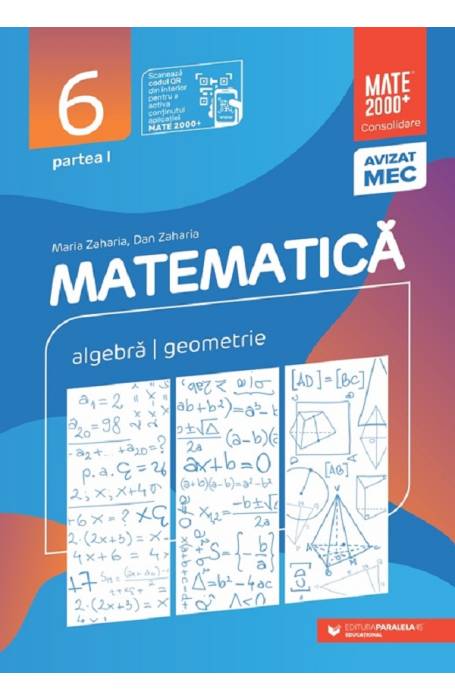 MATEMATICA 6 CONSOLIDARE PARTEA 1 2025-2026 P45 9789734742912