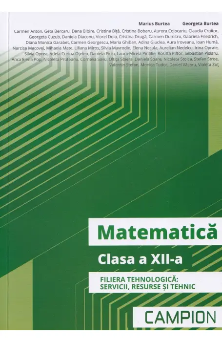 MATEMATICA 12 TEHNOLOGIC CAMPION