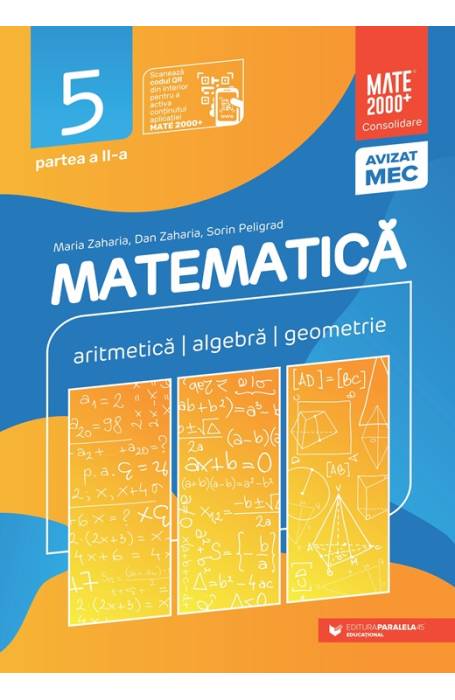 MATEMATICA 5 CONSOLIDARE SEM 2 P45 2025 - 2026
