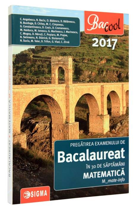 MATEMATICA BAC 2017 MATE -INFO SIGMA