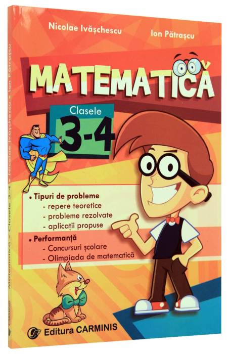MATEMATICA 3 - 4 CONCURSURI CARMINIS M34C