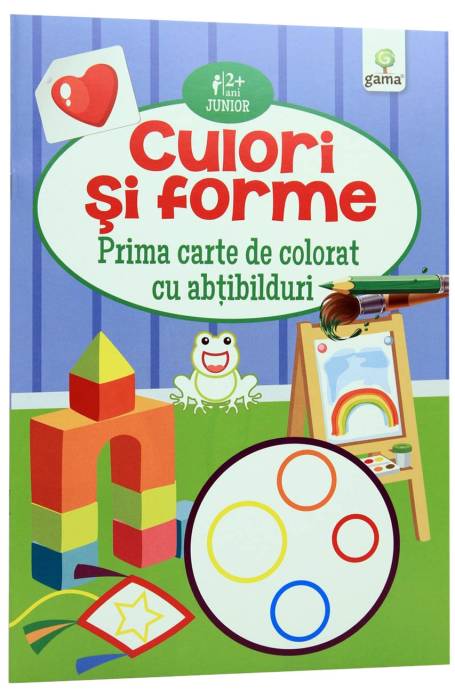 CULORI SI FORME. PRIMA MEA CARTE DE COLORAT CU ABT 2+