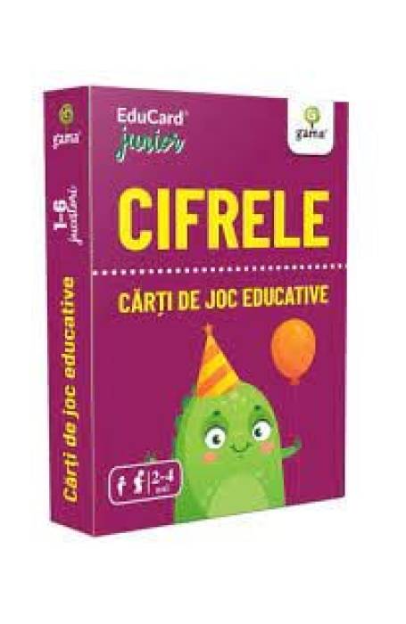 CIFRELE GAMA CARTI DE JOC EDUCATIVE