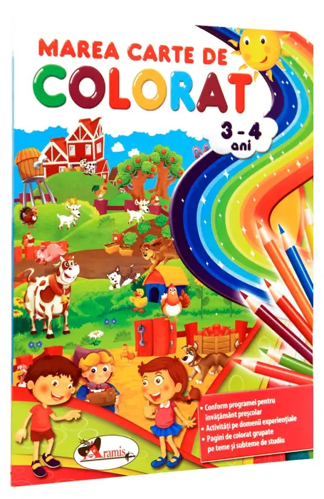 MAREA CARTE DE COLORAT 3 - 4 ANI ED 3