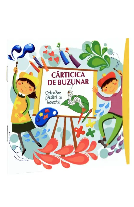 CARTICICA DE BUZUNAR. COLORAM PASARI SI INSECTE