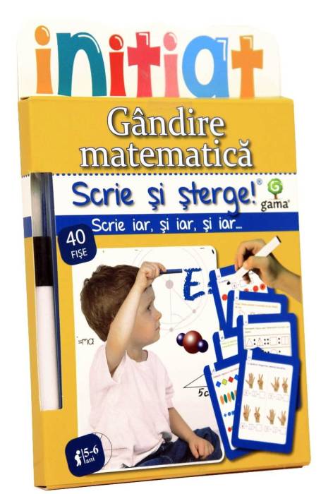 GANDIRE MATEMATICA SCRIE SI STERGE 5 - 6 ANI