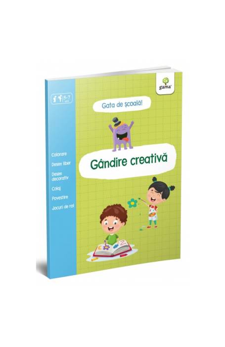GANDIRE CREATIVA/ GATA DE SCOALA 5-7 ANI