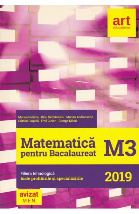 MATEMATICA BAC M3 ART 2019