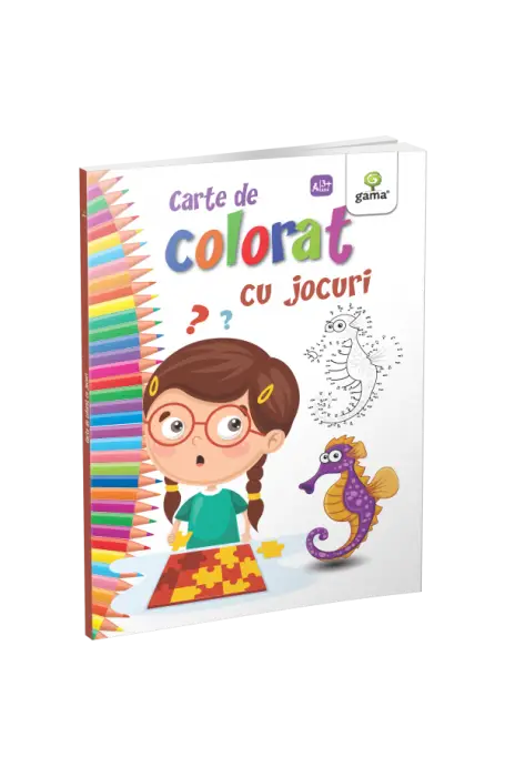 CARTE DE COLORAT CU JOCURI