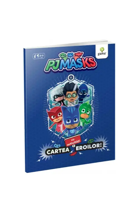 PJMASKS CARTEA CU ACTIVITATI A EROILOR