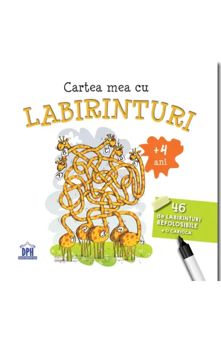 CARTEA MEA CU LABIRINTURI - 46 LABIRINTURI REFOLOSIBILE