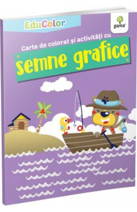 Carte de colorat si activitati cu semne grafice 4-6 ani 