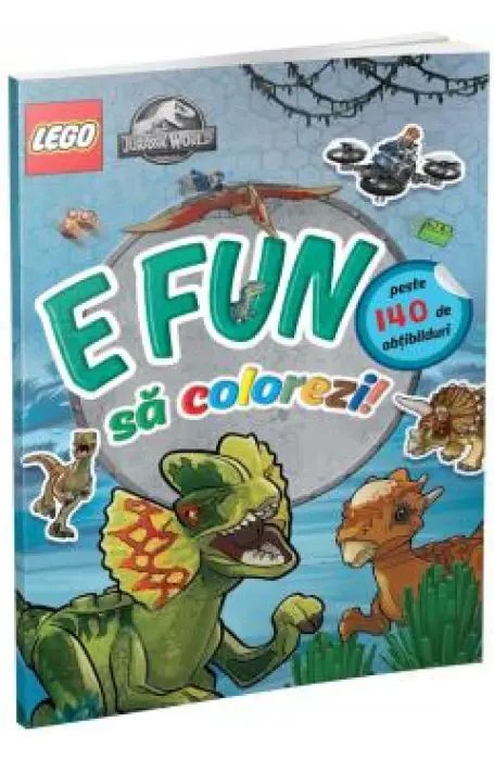 E FUN SA COLOREZI - JURASSIC WORLD/LEGO