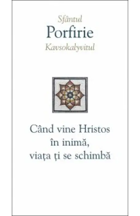 CAND VINE HRISTOS IN INIMA, VIATA TI SE SCHIMBA SOPHIA