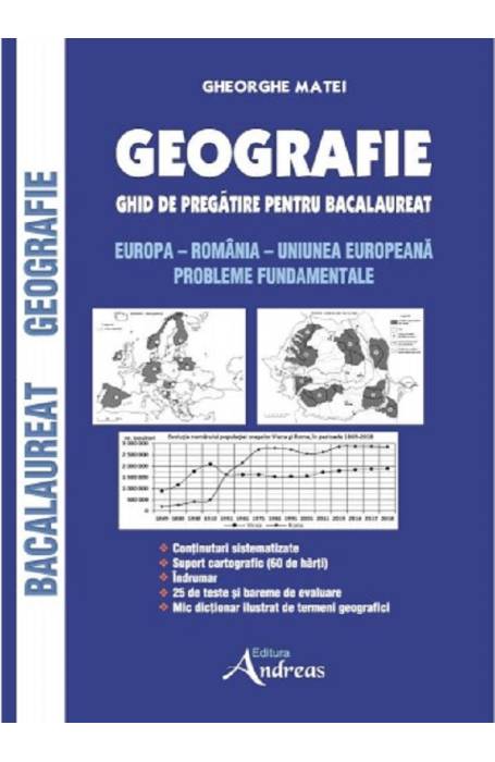 GEOGRAFIE GHID DE PREGATIRE PT BAC ANDREAS 2025