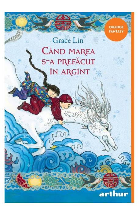 CAND MAREA S-A PREFACUT IN ARGINT PB ORANGE FANTASY 