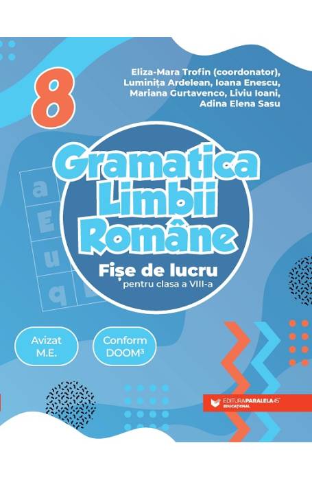 GRAMATICA 8 FISE DE LUCRU 2024 P45