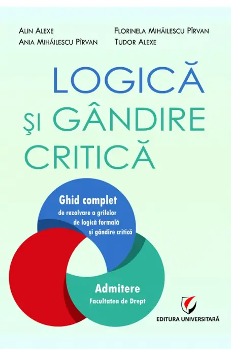 LOGICA SI GANDIRE CRITICA ADMITERE DREPT UNIVERSITARA 2024