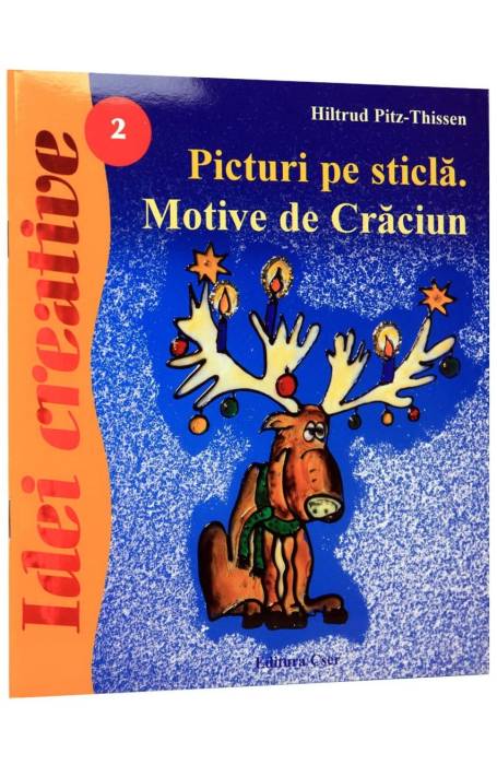 PICTURI PE STICLA MOTIVE DA CRACIUN