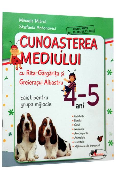 CUNOASTEREA MEDIULUI 4-5 ANI ARAMIS