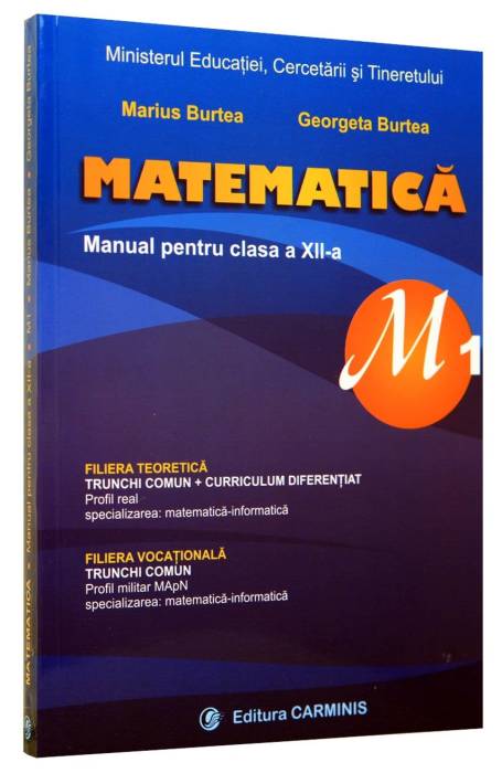 MATEMATICA 12 M1 BURTEA TR-CD